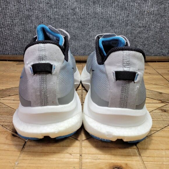 Saucony Tempus Mens 13 Running Athletic Shoes Sneaker Mesh, Concrete/Indigo - Picture 6 of 11